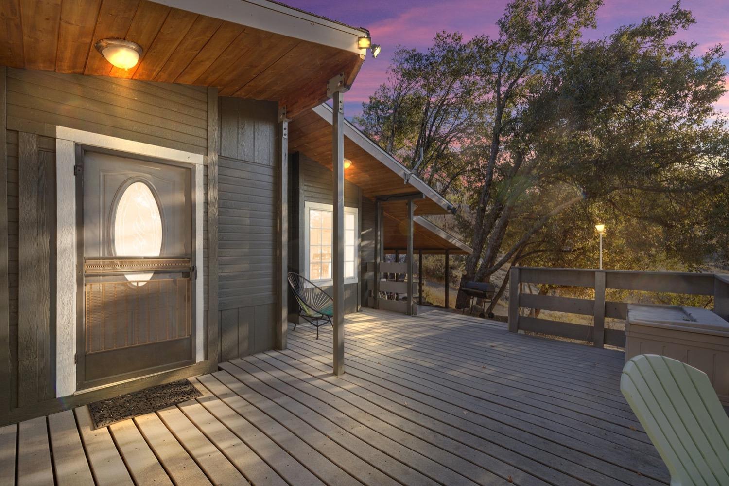 a view of outdoor space with deck