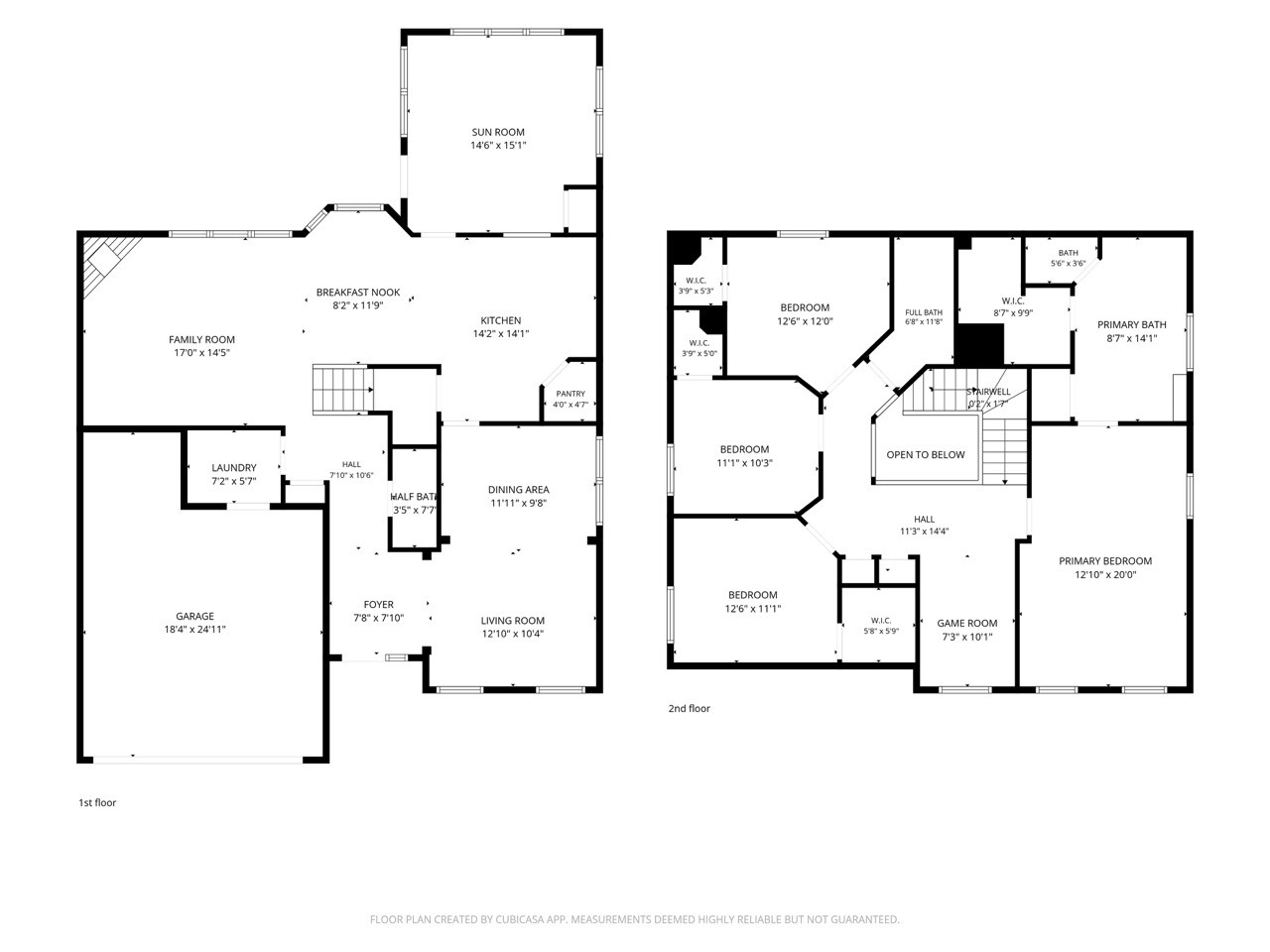 20406 Ranger Point Court Katy, TX 77450 - Photo 50 of 50 Floor Plan
