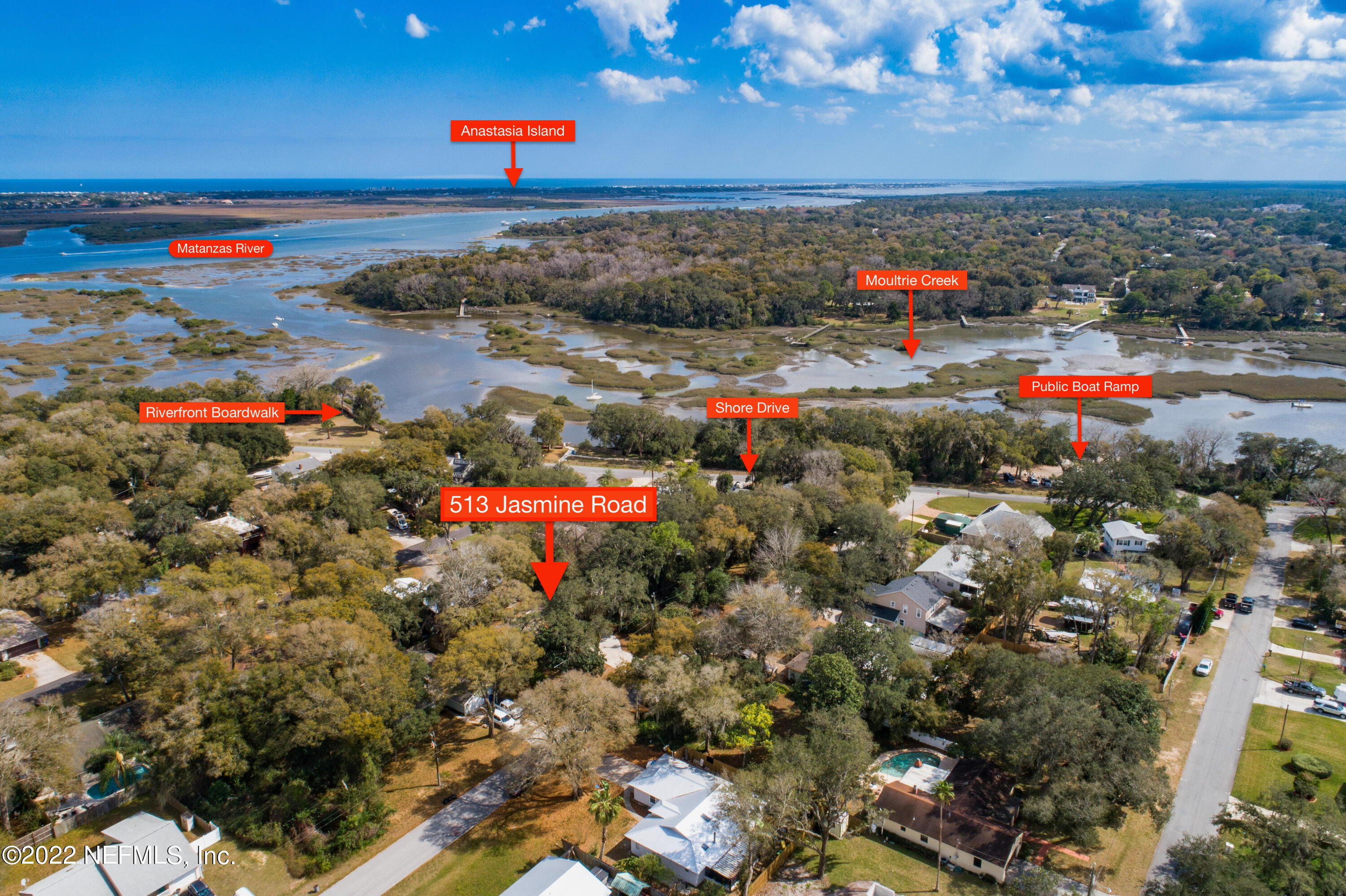 513 Jasmine Road St. Augustine, FL 32086 - Photo 33 of 37 a view of city and mountain