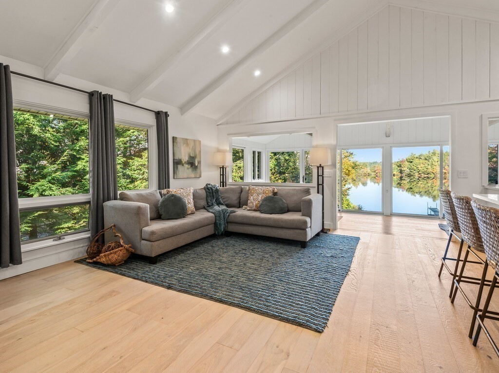6 Winding Cove Road Ashburnham, MA 01430 - Photo 11 of 40 a living room with furniture and a large window