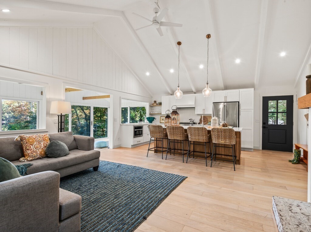 6 Winding Cove Road Ashburnham, MA 01430 - Photo 10 of 40 a living room with furniture and a large window