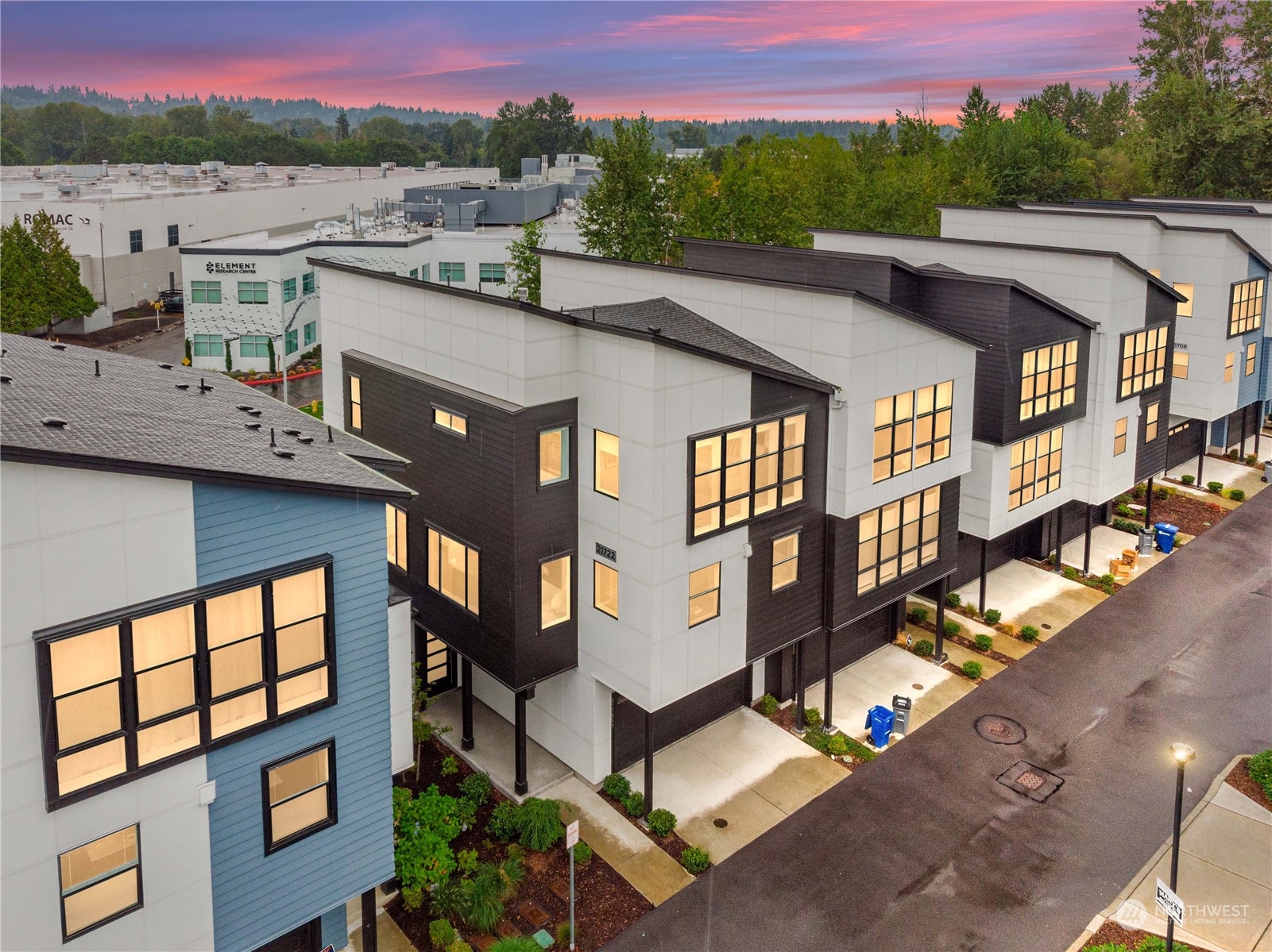 21722 24th Avenue Southeast, Unit A Bothell, WA 98021 - Photo 38 of 38 a view of multiple houses with a city street