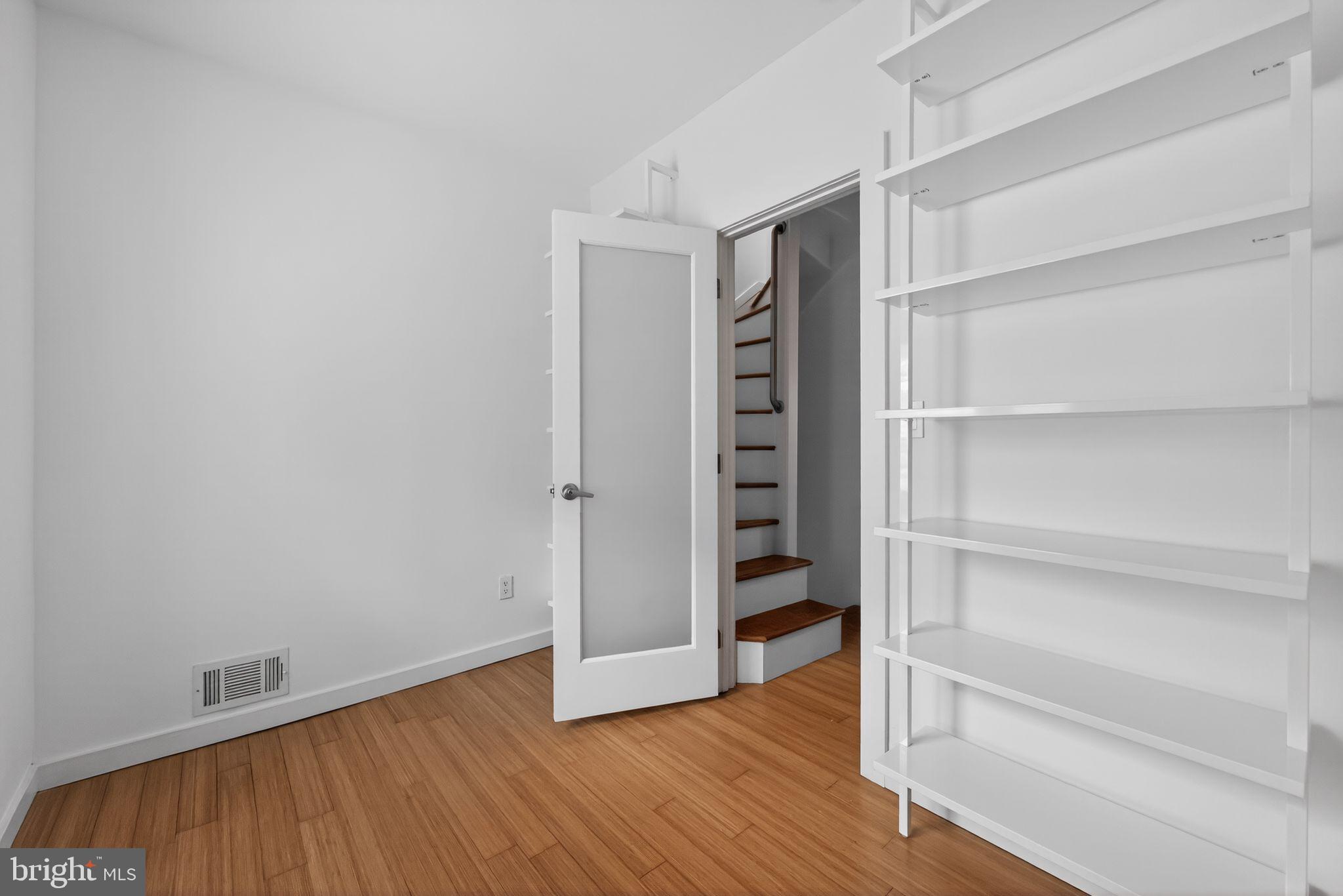 608 Kater Street Philadelphia, PA 19147 - Photo 12 of 30 a view of walk in closet with empty racks