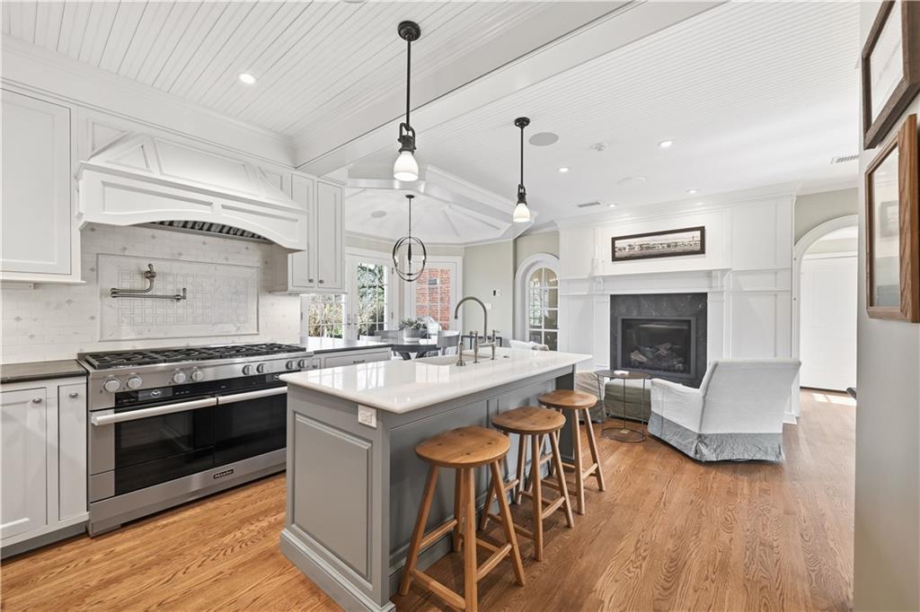 600 Backbone Road Sewickley, PA 15143 - Photo 19 of 50 The kitchen opens beautifully and offers a wonderful balance of work space and gathering space. Its thoughtful layout makes everyday living and entertaining feel seamless.