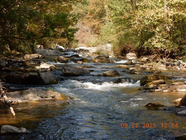 a view of water and mountain
