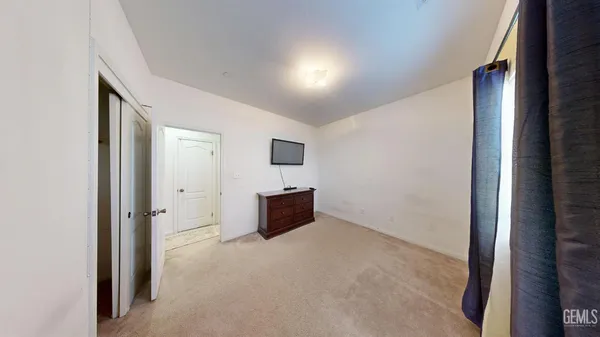 a view of a hallway to a room