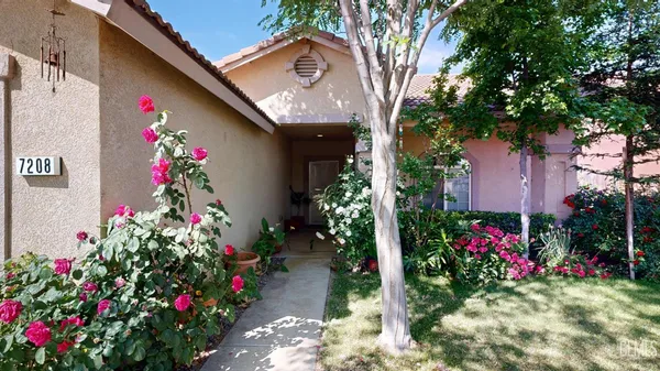 a flower garden view