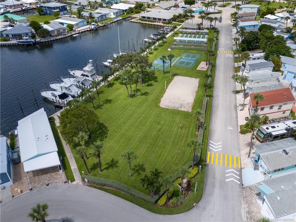 10701 South Ocean Drive, Unit 713 Jensen Beach, FL 34957 - Photo 25 of 39 an aerial view of a house having yard