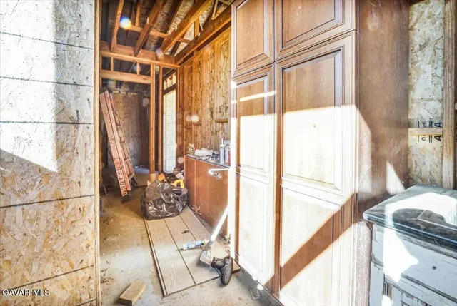 a car parked in front of a house