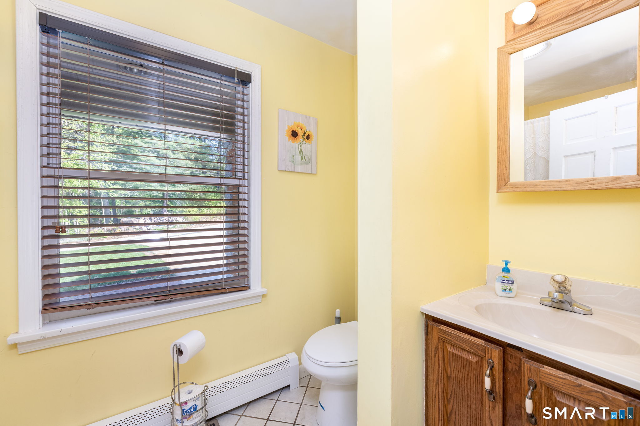 39 Chapman Road Marlborough, CT 06447 - Photo 14 of 40 a bathroom with a sink a toilet and a window