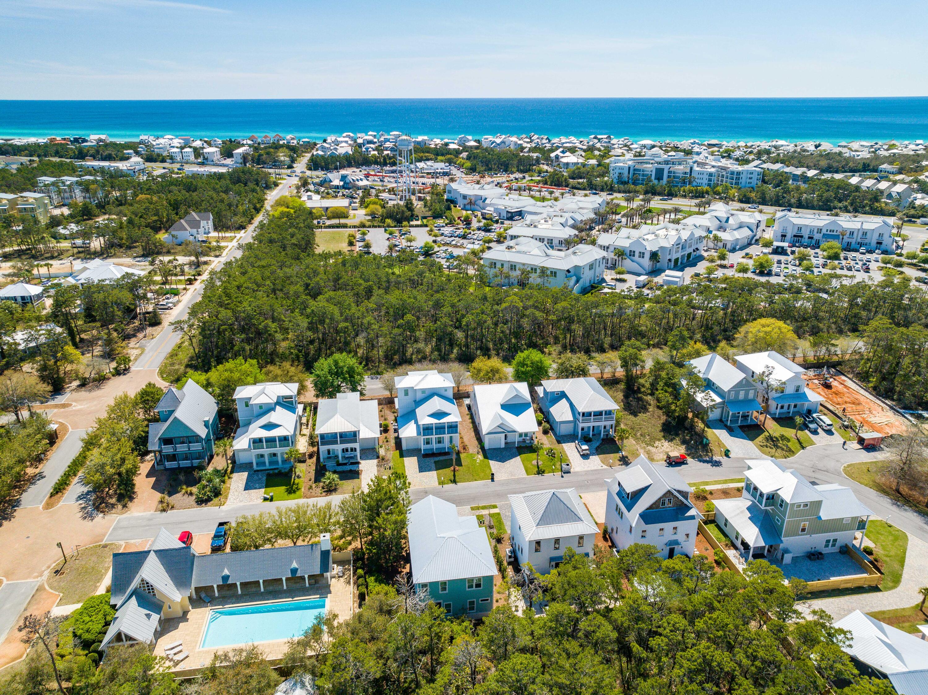 31 West Willow Mist Road Inlet Beach, FL 32461 - Photo 36 of 43 an aerial view of residential houses with outdoor space