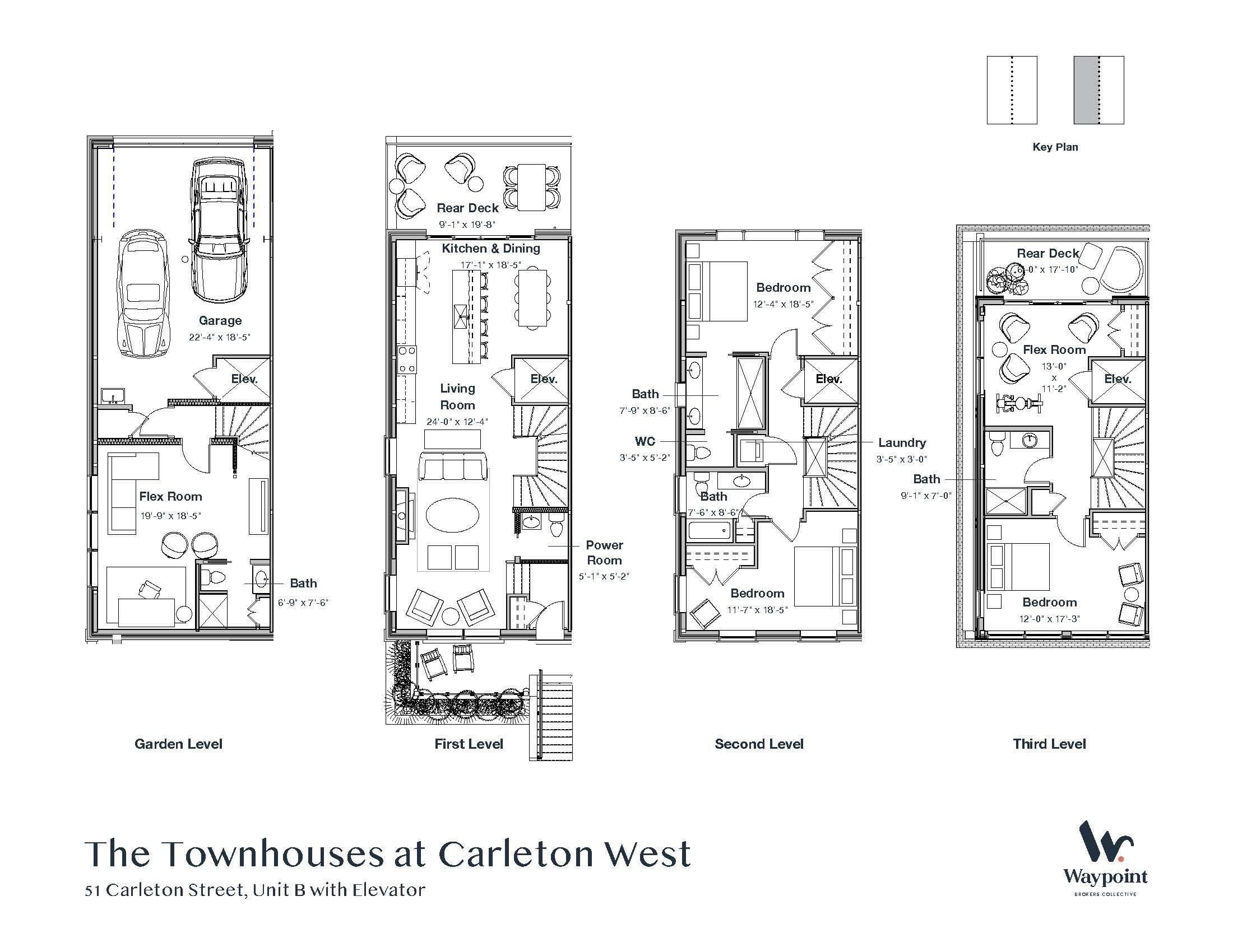 51 Carleton Street, Unit B Portland, ME 04102 - Photo 12 of 12 51 Floor Plan