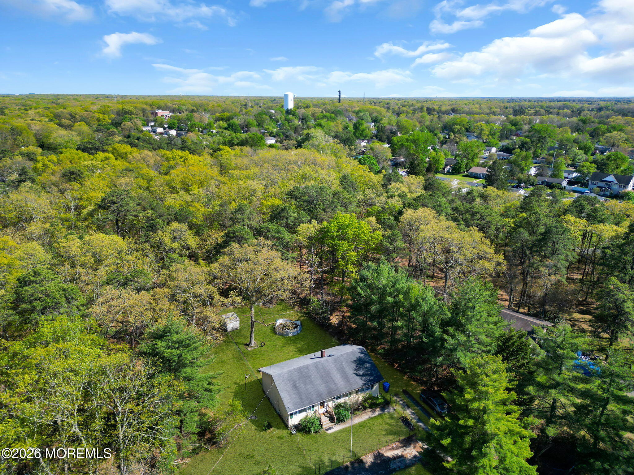 635 Bennetts Mills Road Jackson, NJ 08527 - Photo 7 of 18 an aerial view of a house with a yard
