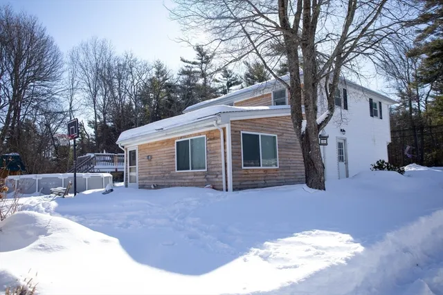a view of outdoor space with seating