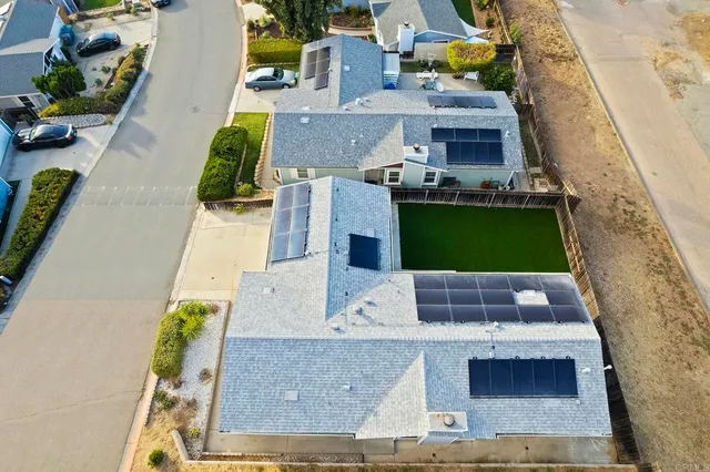 a view of a house with a garage