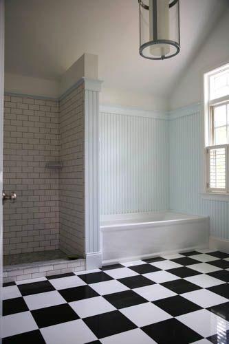5 Yellow Brick Road Truro, MA 02666 - Photo 17 of 20 a black and white checkered floor with a black white checkered floor