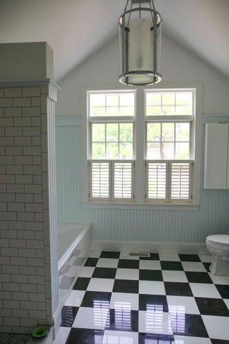 5 Yellow Brick Road Truro, MA 02666 - Photo 18 of 20 a room with a black and white checkered floor