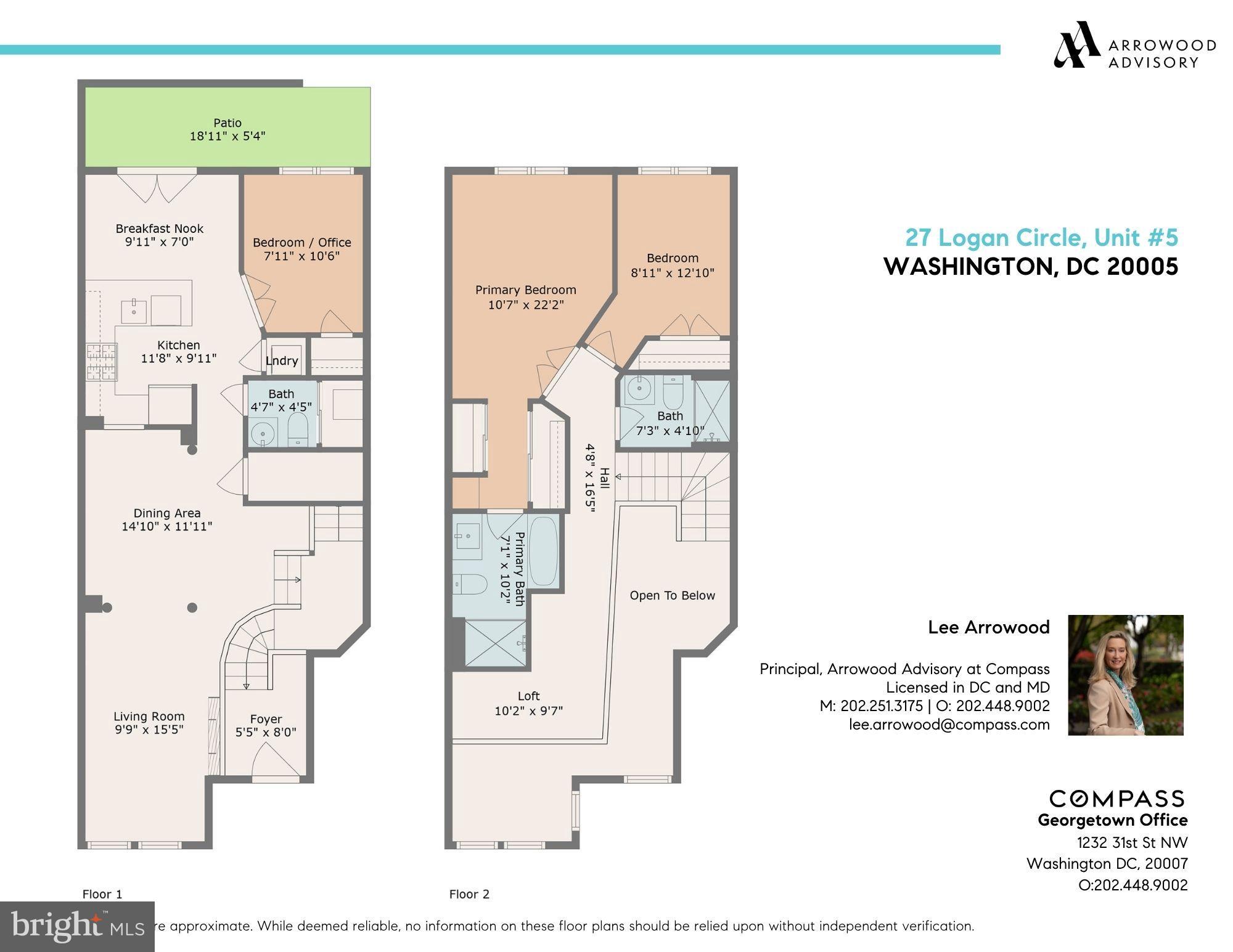 27 Logan Circle Northwest, Unit 5 Washington, DC 20005 - Photo 35 of 35 Floorplan