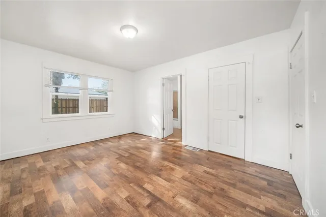 wooden floor in a room