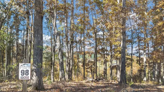 a view of a city with lots of trees