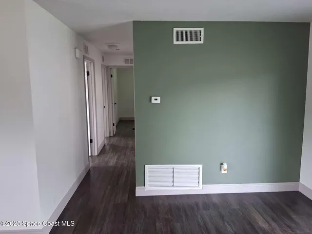 a view of an empty room