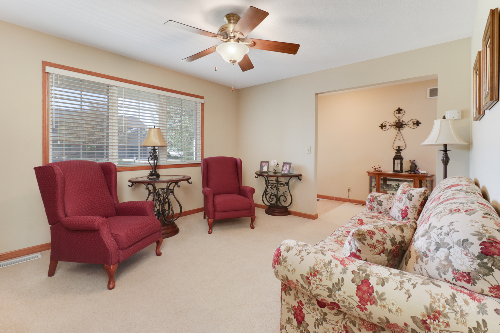 2374 Heather Ridge Drive Normal, IL 61761 - Photo 14 of 31 a bedroom with furniture and a large window