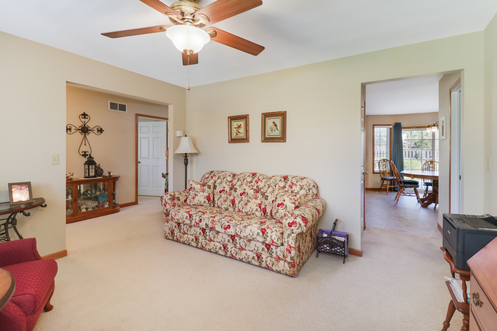 2374 Heather Ridge Drive Normal, IL 61761 - Photo 15 of 31 a bedroom with furniture and a chandelier