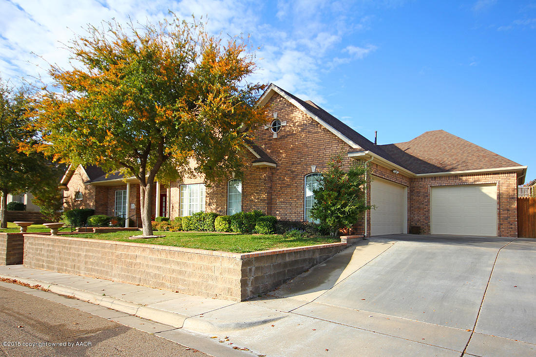 23 Cypress Point Amarillo, TX 79124 - Photo 3 of 47 Front with Side Garage