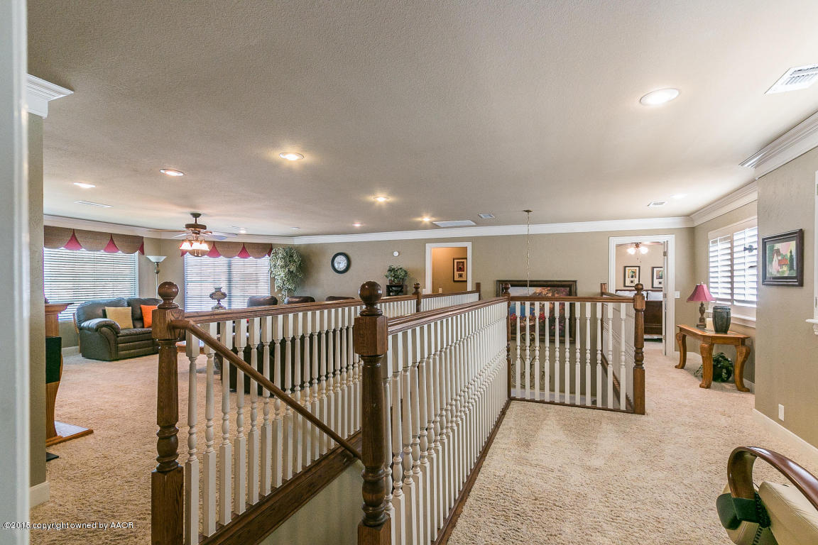 23 Cypress Point Amarillo, TX 79124 - Photo 41 of 47 Upstairs Stairway