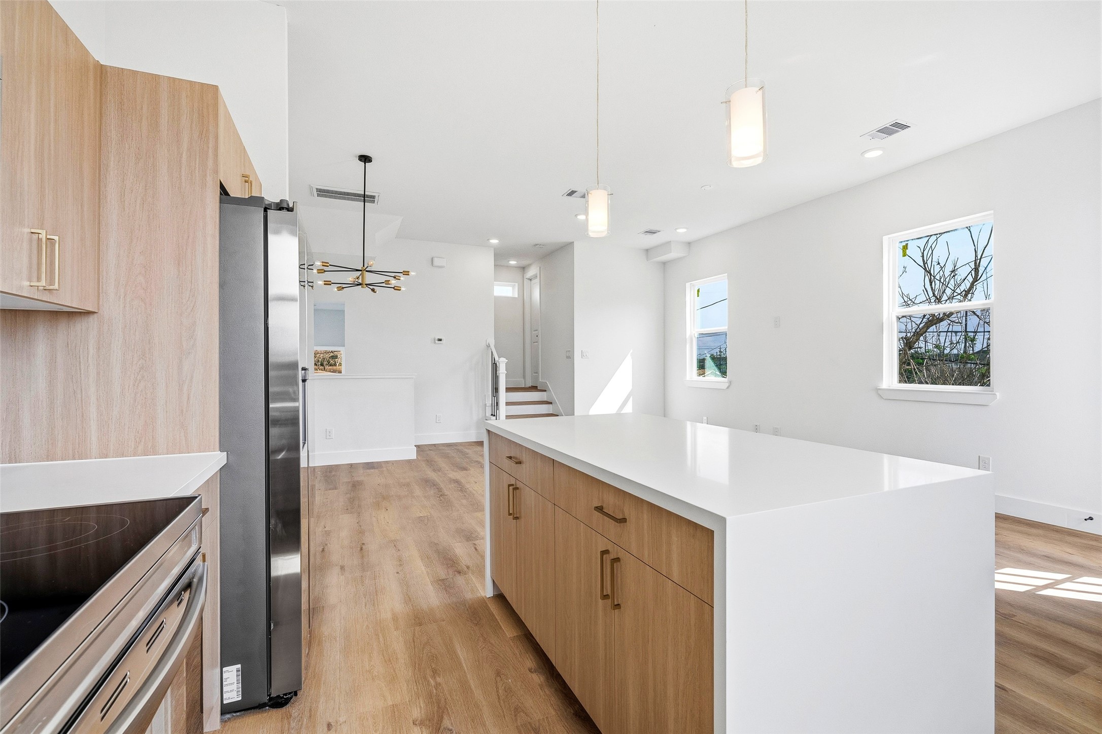 4209 Allston Street Houston, TX 77018 - Photo 12 of 31 European style cabinets with quartz countertops