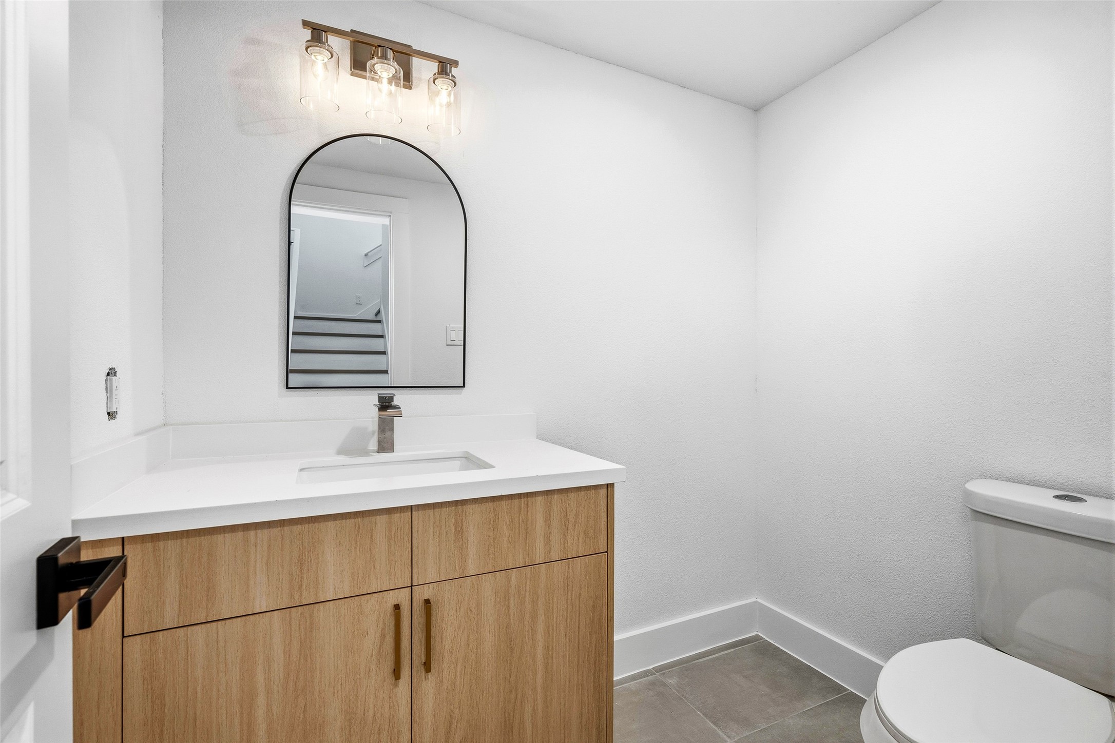 4209 Allston Street Houston, TX 77018 - Photo 18 of 31 a bathroom with a sink and a toilet