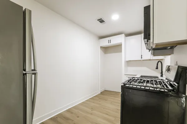 a view of kitchen appliances