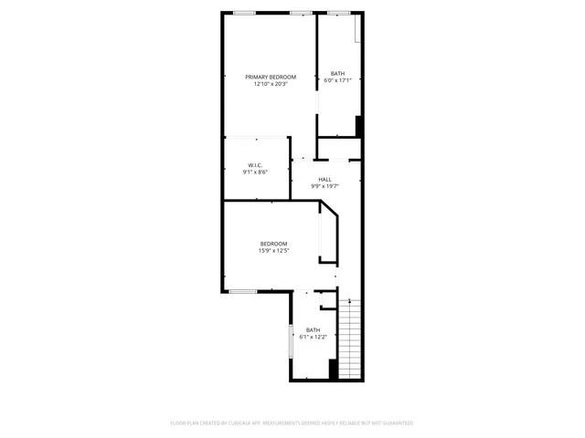 a picture of a bench in front of door