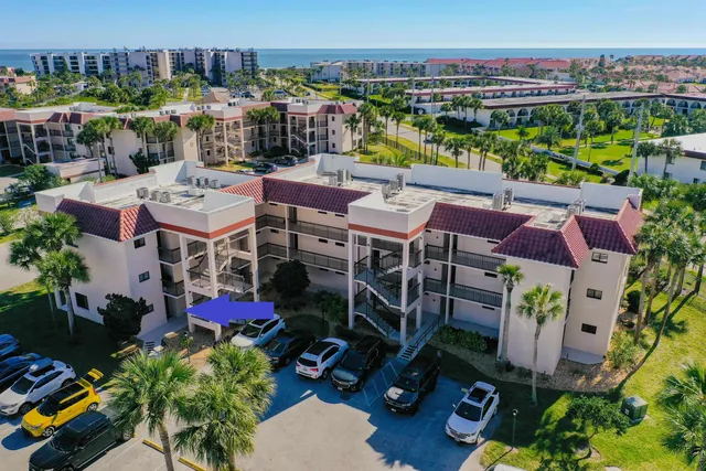 a view of city from balcony