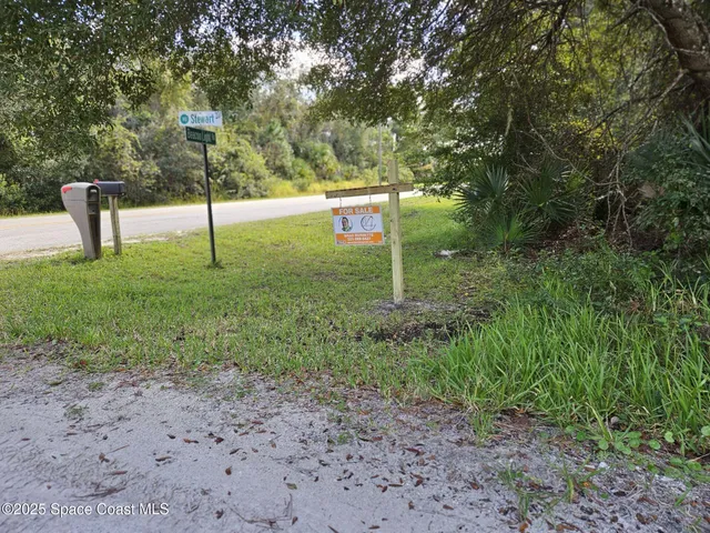 a view of a yard in front of a house