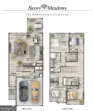 a picture of a bench in front of a door