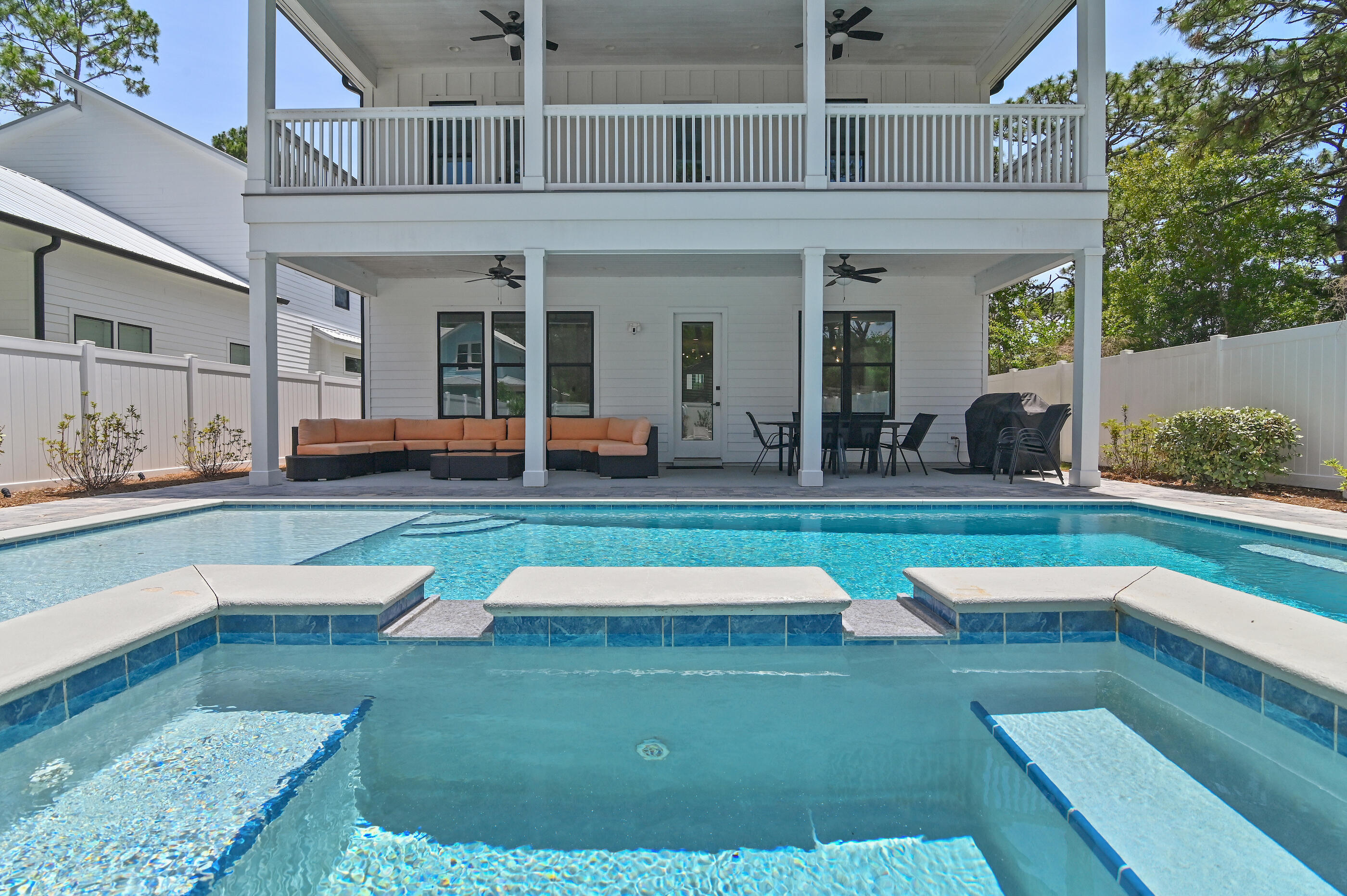 13 Jp Lane Santa Rosa Beach, FL 32459 - Photo 13 of 31 a view of a house with swimming pool porch and furniture