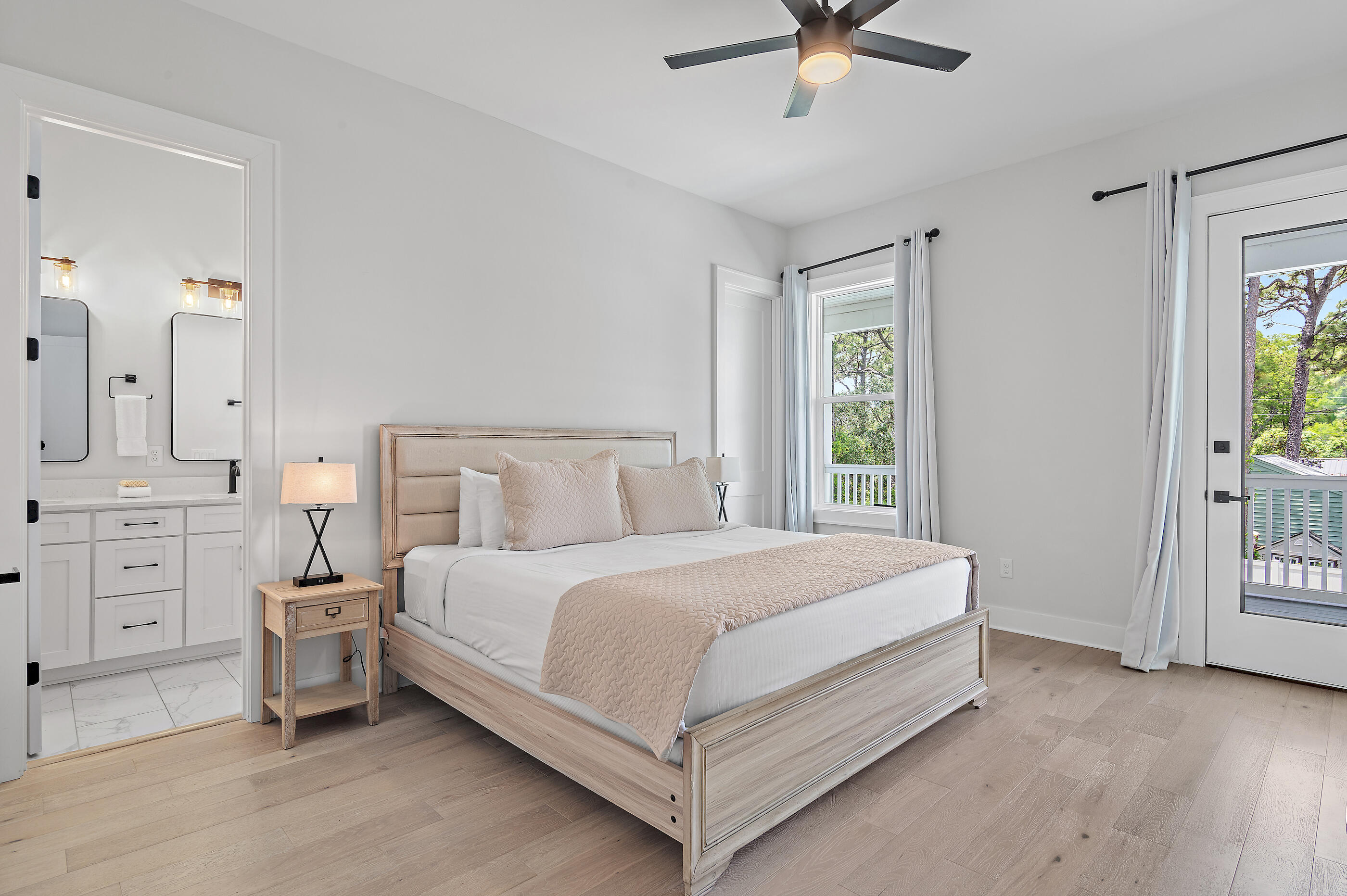 13 Jp Lane Santa Rosa Beach, FL 32459 - Photo 22 of 31 a bedroom with a bed and a window