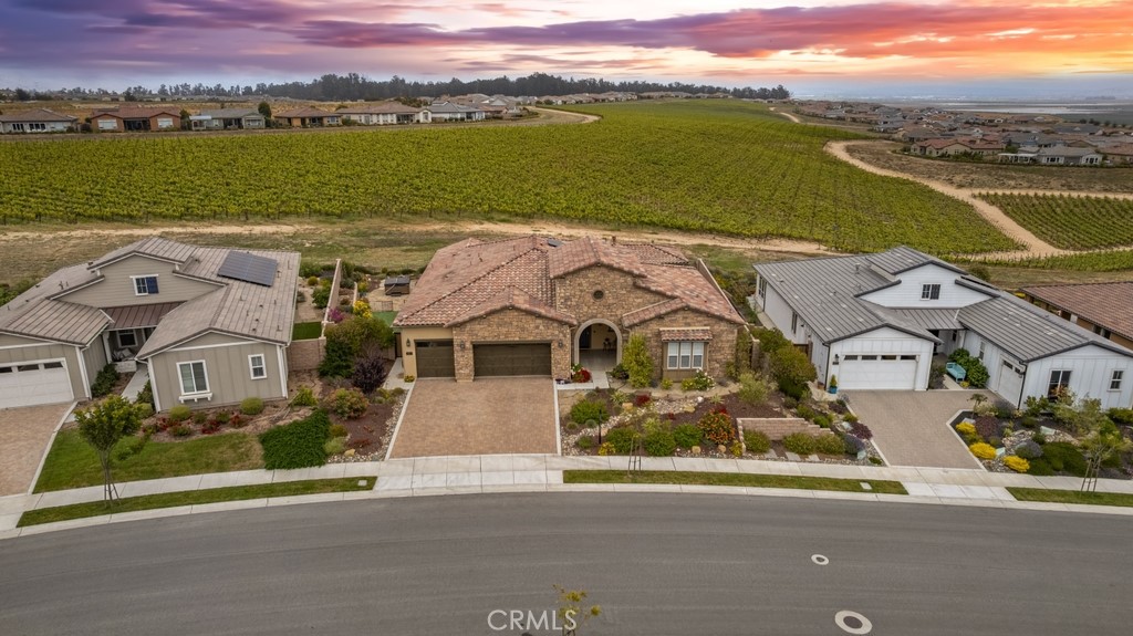 851 Trail View Place Nipomo, CA 93444 - Photo 39 of 47 an aerial view of a house with a ocean view