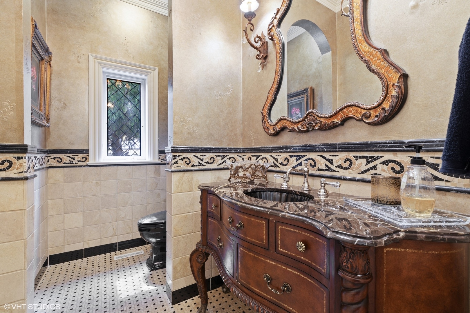 1451 North Green Bay Road Lake Forest, IL 60045 - Photo 12 of 55 a bathroom with a sink and a mirror