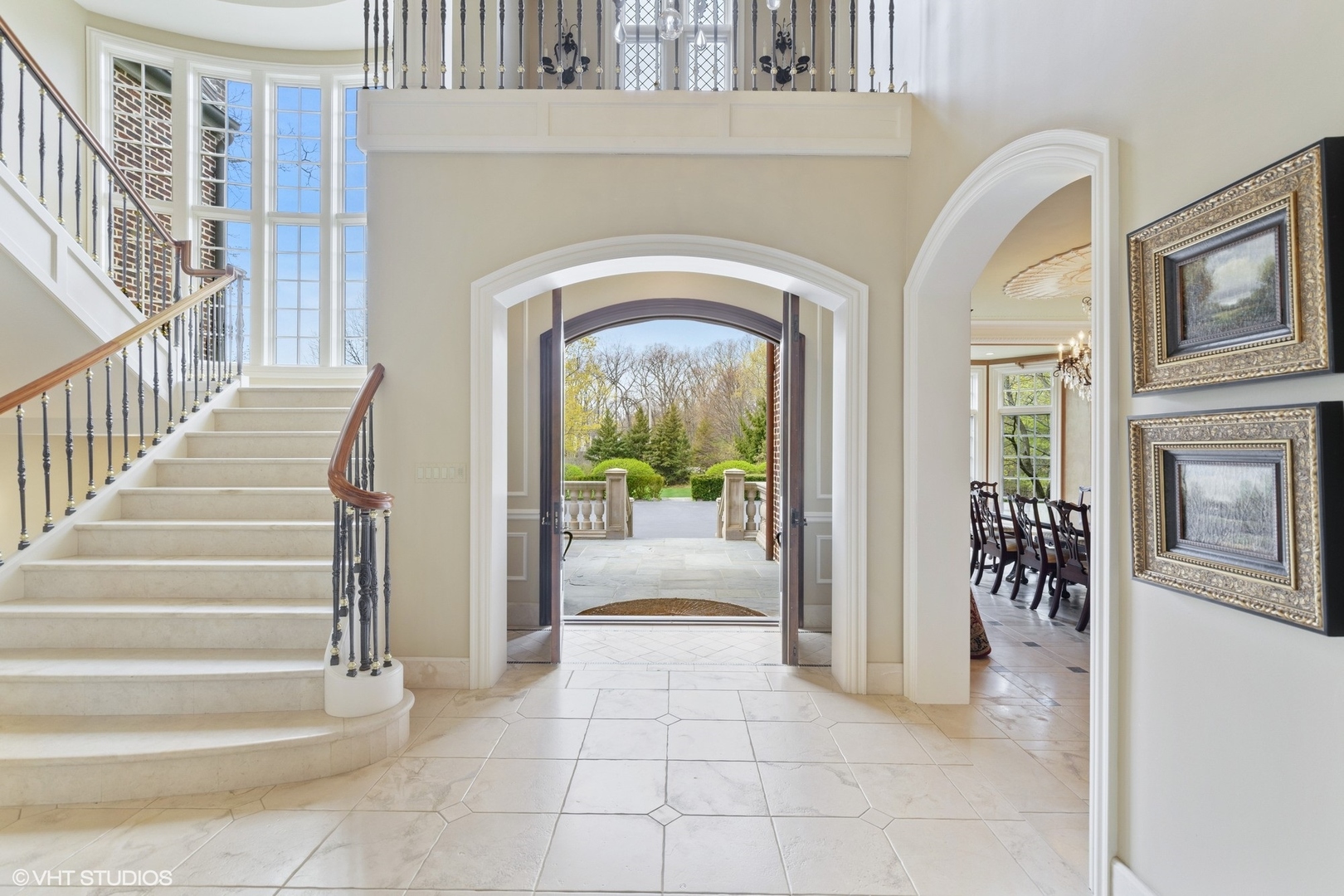 1451 North Green Bay Road Lake Forest, IL 60045 - Photo 4 of 55 a view of entryway and hall with a floor to ceiling window