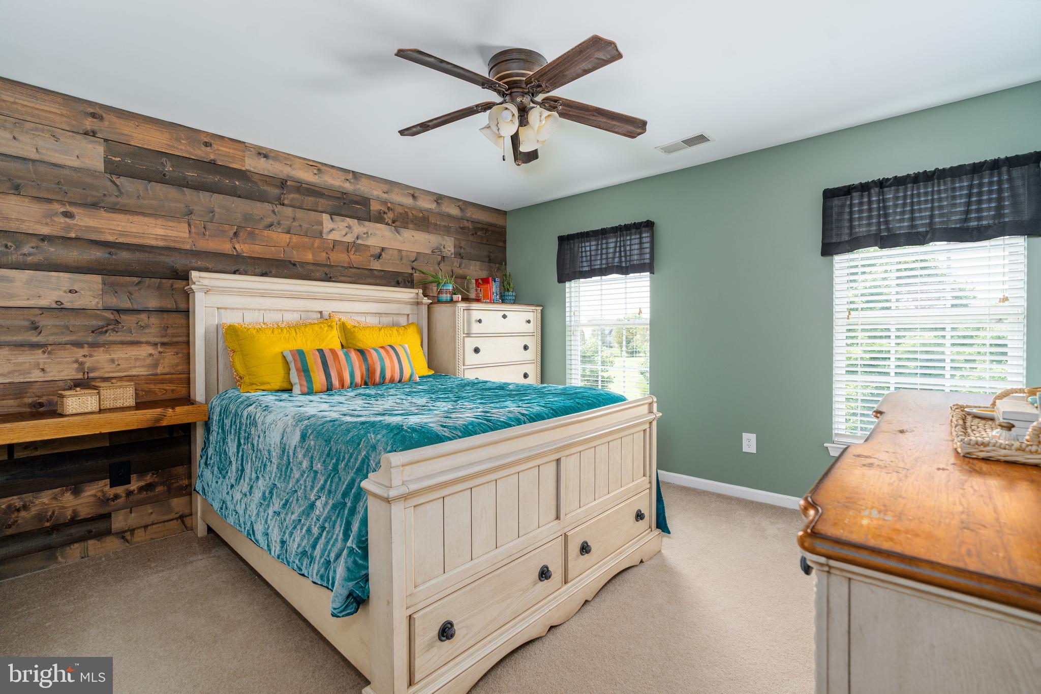 64 Manor Circle Elkton, MD 21921 - Photo 15 of 23 Bedroom 3 with pallet wall detail