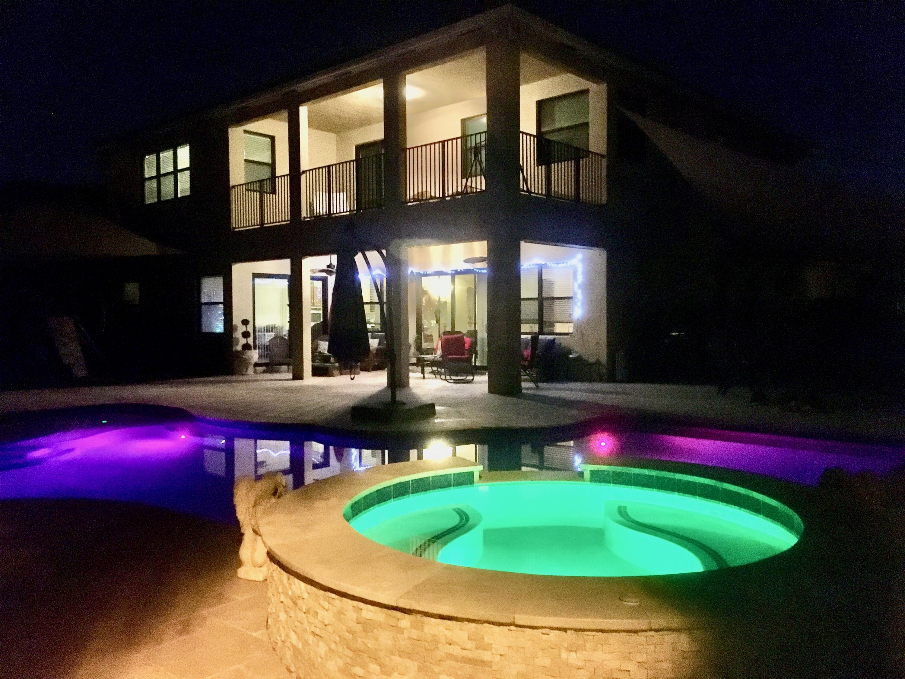 12178 Boca Reserve Lane Boca Raton, FL 33428 - Photo 30 of 34 Backyard at Night