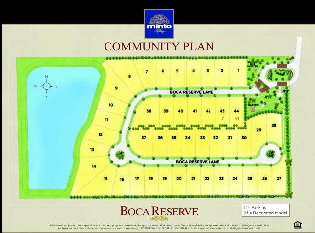 12178 Boca Reserve Lane Boca Raton, FL 33428 - Photo 32 of 34 Community Plan