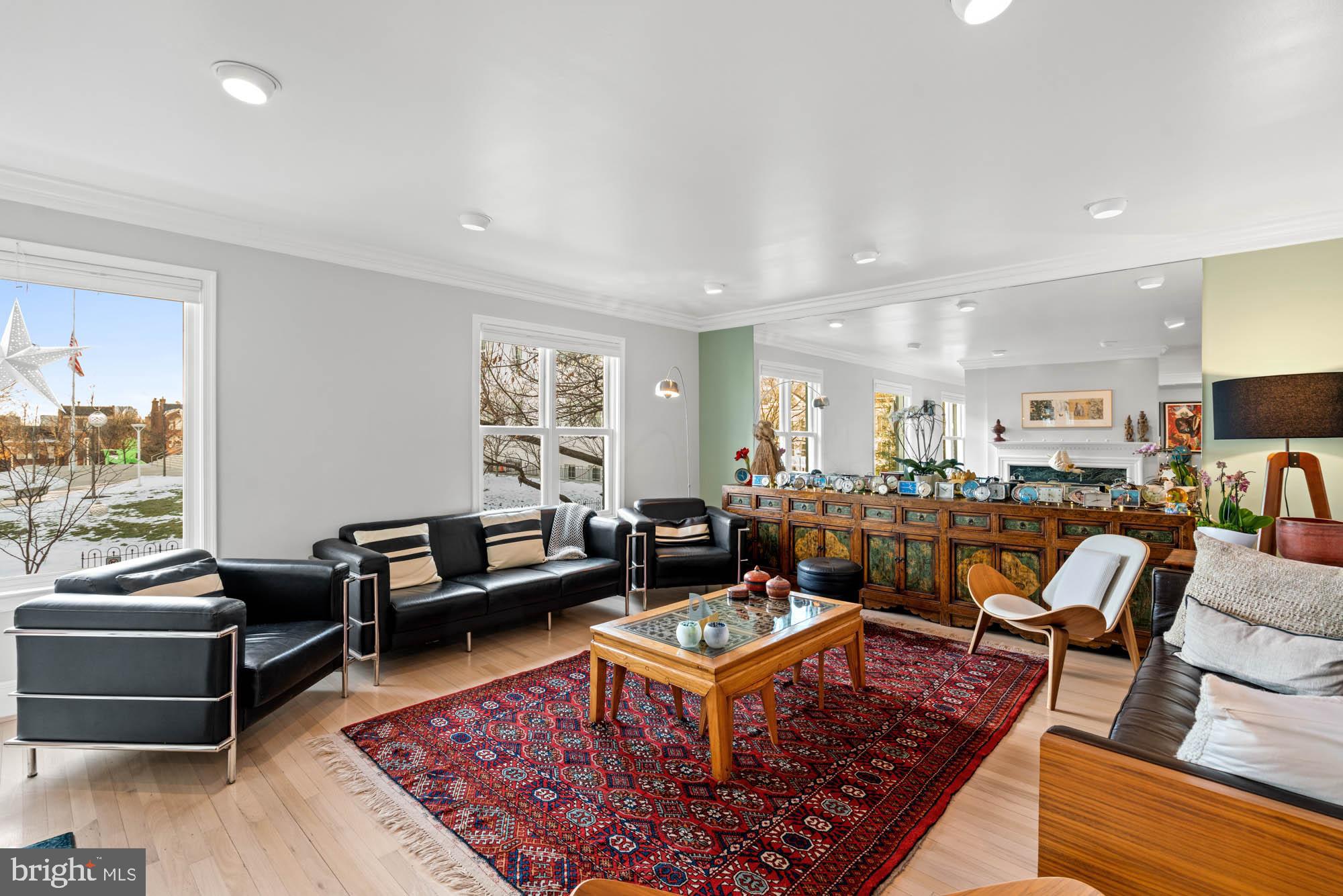 3507 R Street Northwest Washington, DC 20007 - Photo 13 of 71 Main level family room with picture windows
