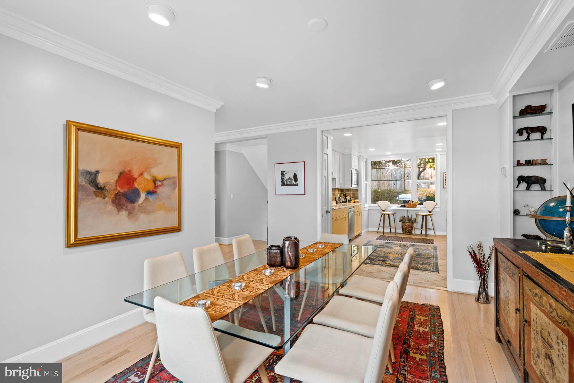 3507 R Street Northwest Washington, DC 20007 - Photo 21 of 71 Dining room off the kitchen