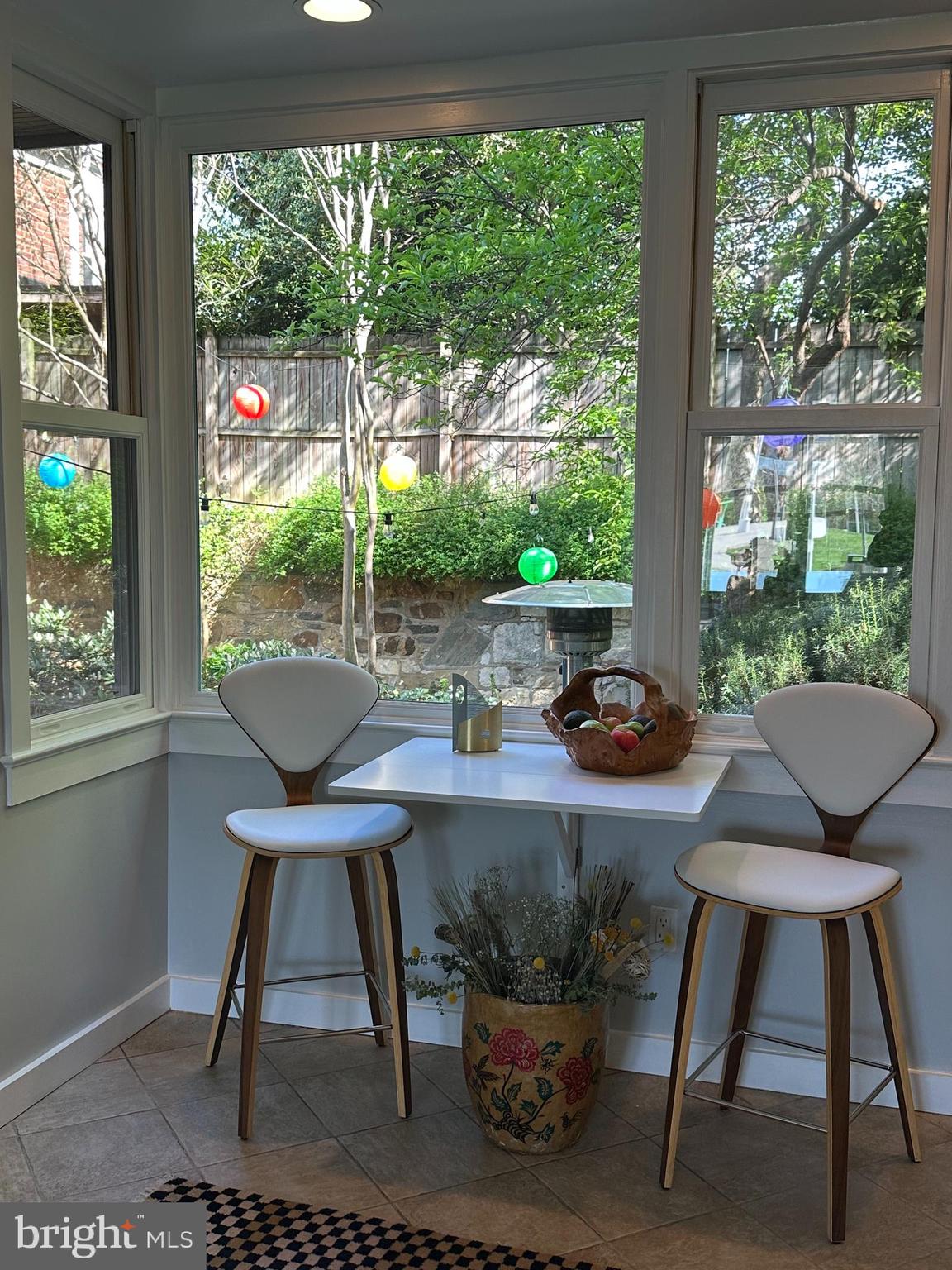 3507 R Street Northwest Washington, DC 20007 - Photo 25 of 71 Kitchen window with a view of the private patio