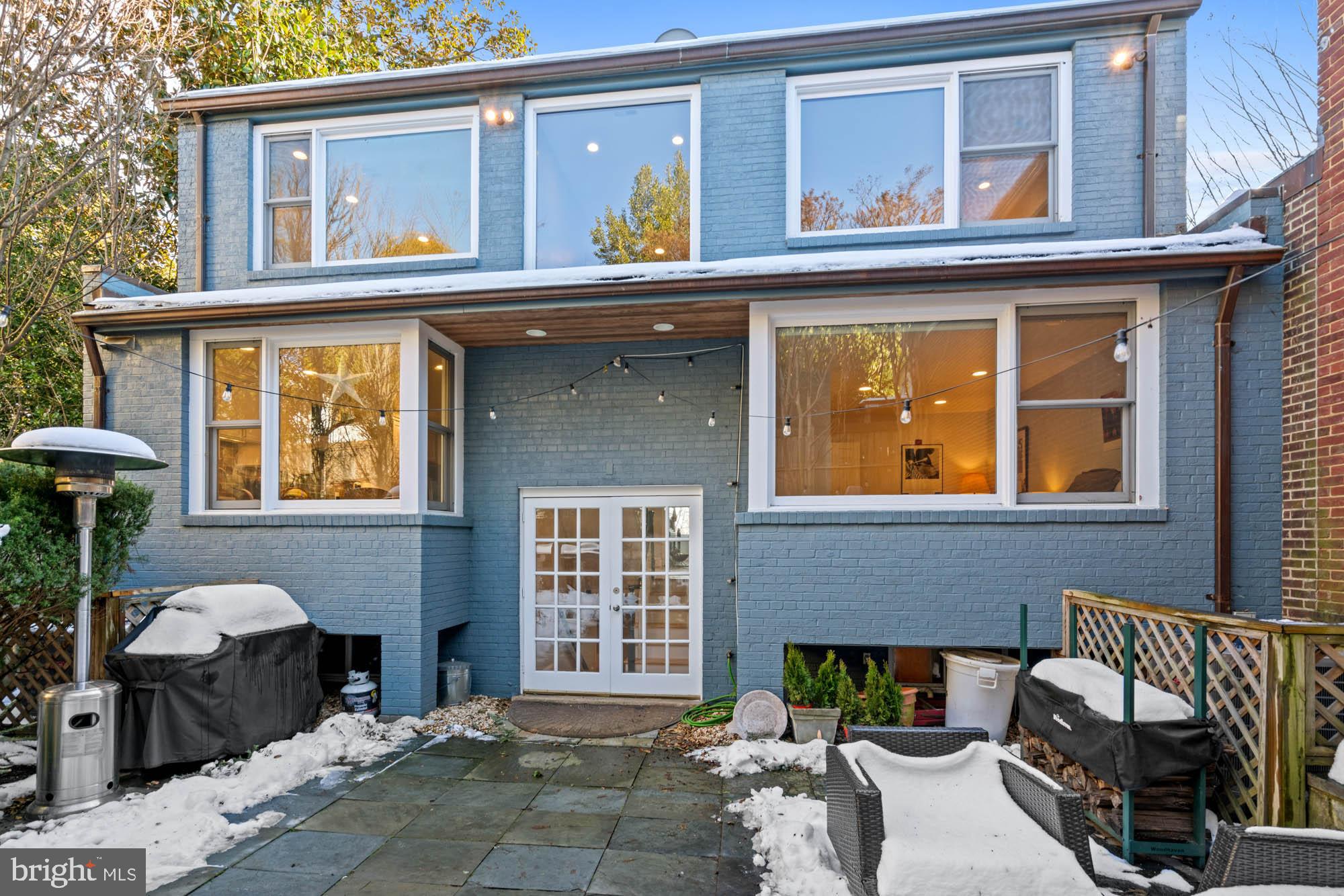 3507 R Street Northwest Washington, DC 20007 - Photo 59 of 71 Patio view of the picture windows