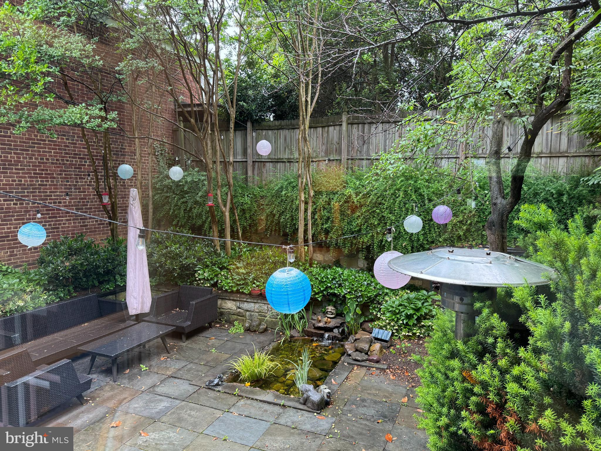 3507 R Street Northwest Washington, DC 20007 - Photo 64 of 71 Koi pond with water fall