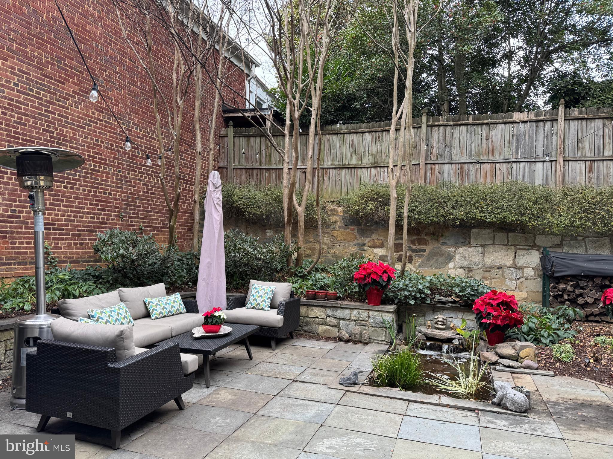 3507 R Street Northwest Washington, DC 20007 - Photo 65 of 71 Patio in the winter